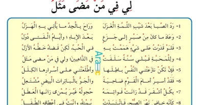 لي في من مضى مثل PDF - تحليل قصيدة إحياء النموذج للشاعر محمود سامي البارودي